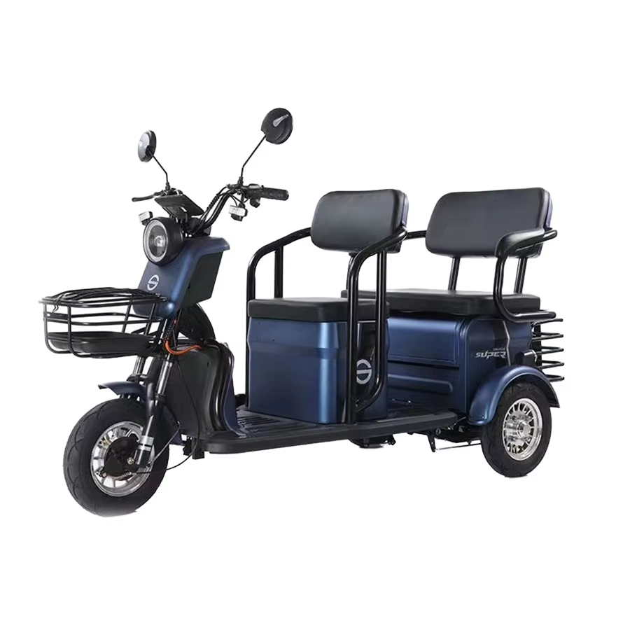 Tricycle électrique à grande vitesse, tricycle motorisé à 3 roues, vélo à 3 roues, scooter électrique, tricycle électrique pour passagers