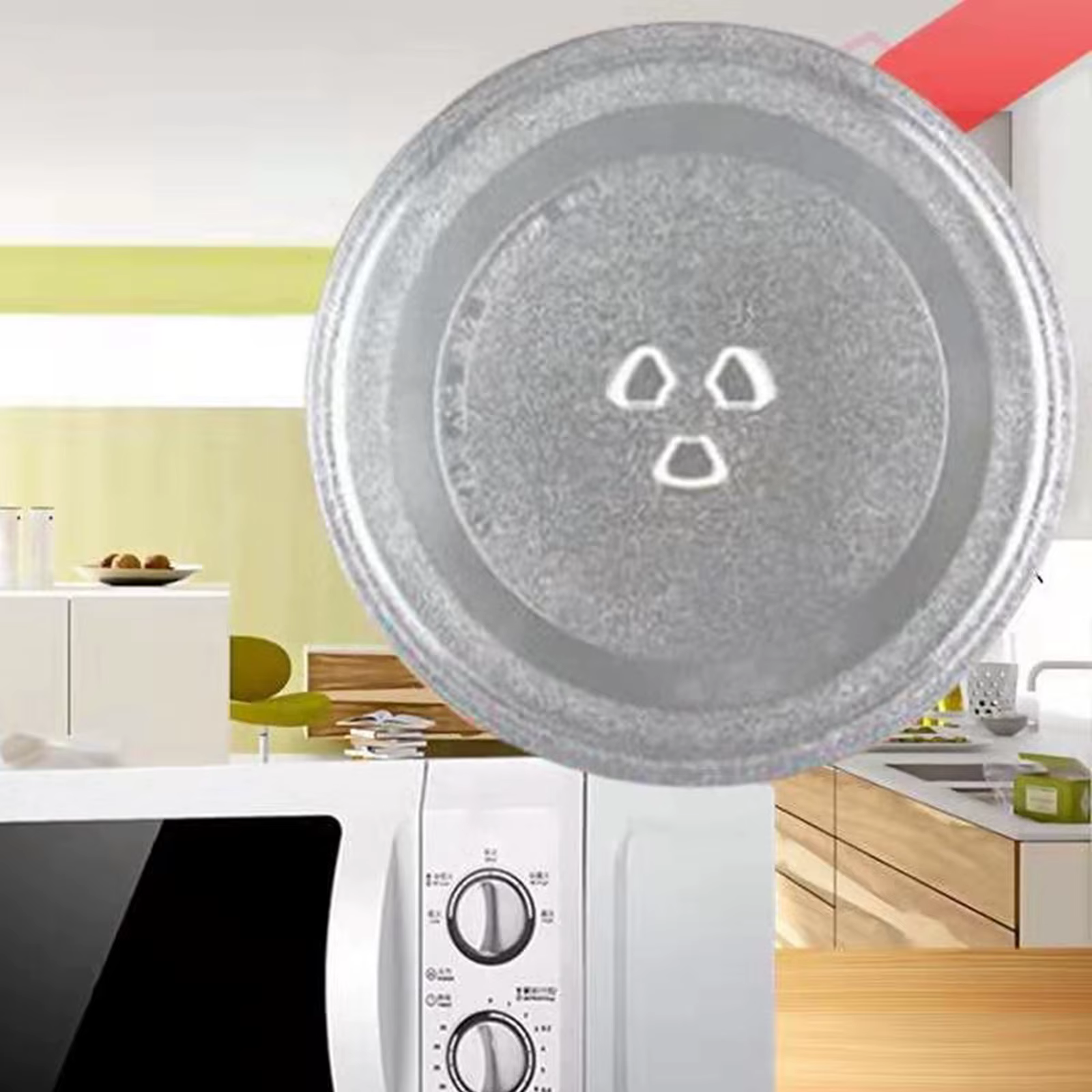 Plateau tournant en verre pour four à micro-ondes