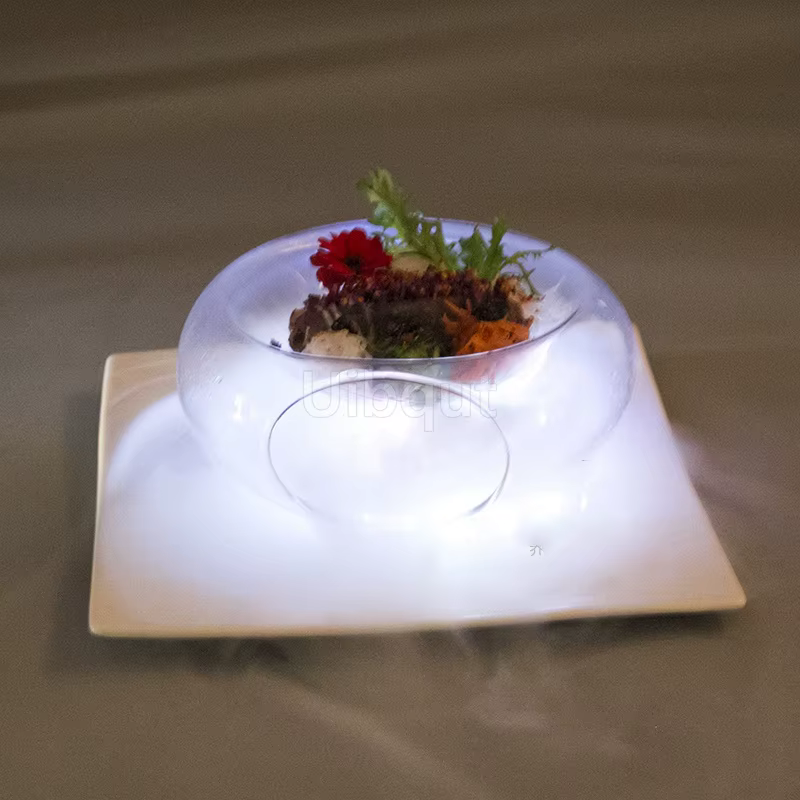 Filles en verre transparent avec ouverture latérale