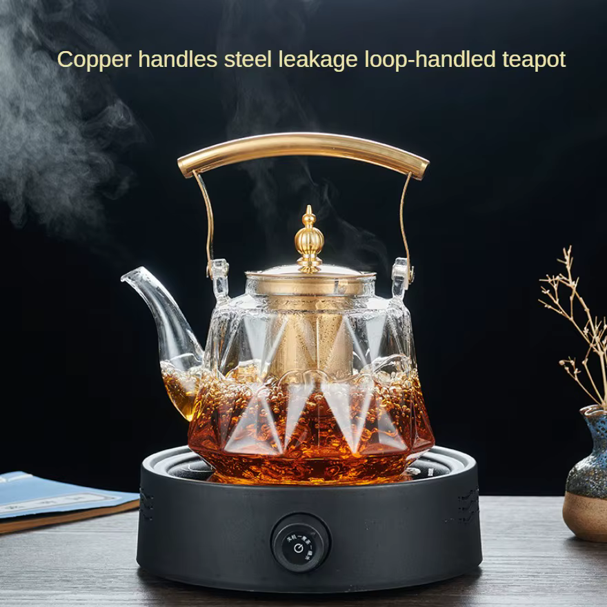 Théière en verre 1L avec infuseur amovible
