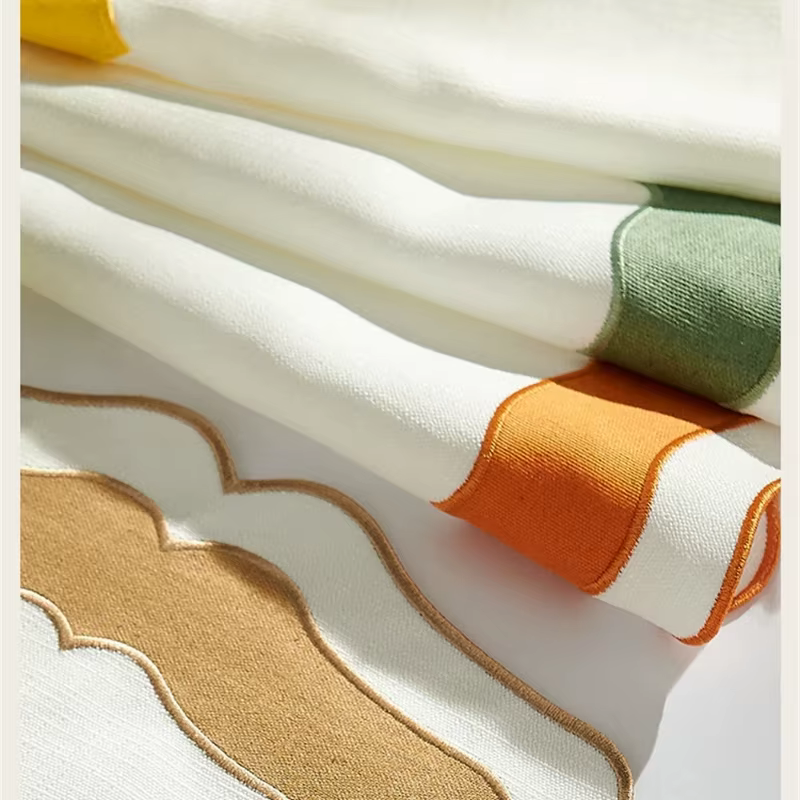 Napperon Moderne Simple Bicolore
