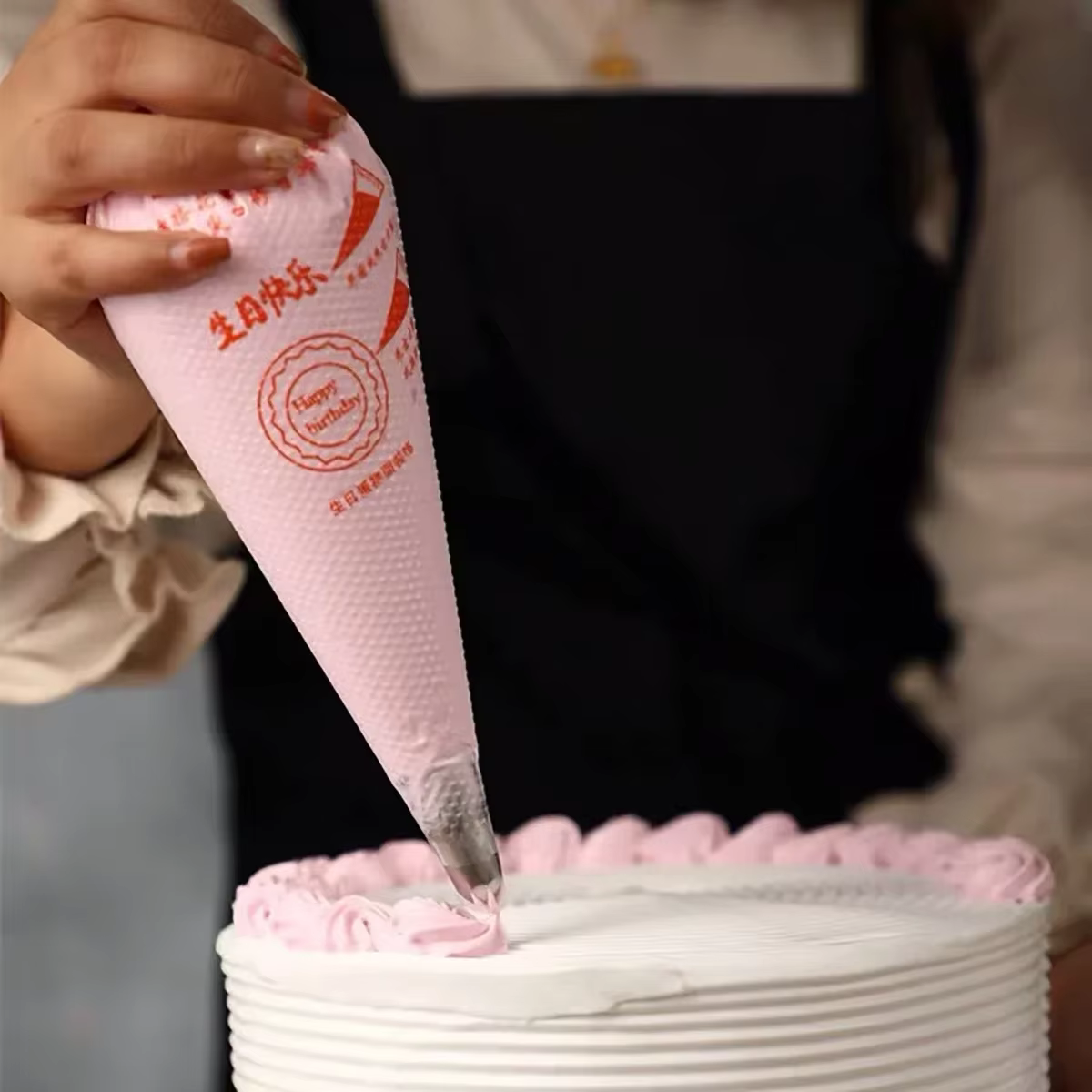 Sacs à pâtisserie jetables épais, 100 pièces, bricolage, décoration de crème de gâteau, sac à passepoil, sac de glaçage, fournitures de cuisson, manches à pâtisserie
