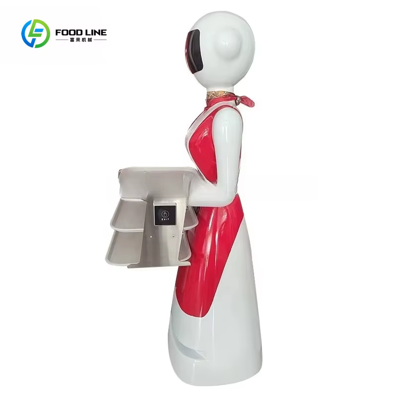 Robot de serveur de Restaurant, Robot de livraison de nourriture Commercial robuste pour grandes entreprises de salle à manger, meilleure vente