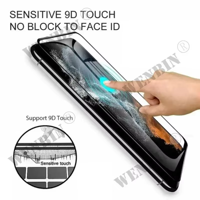 3 pièces verre trempé pour Samsung S26 S25 S24 S23 S22 Ultra Plus A57 A56 A37 A36 A17 A16 protecteur d'écran verre de protection complet