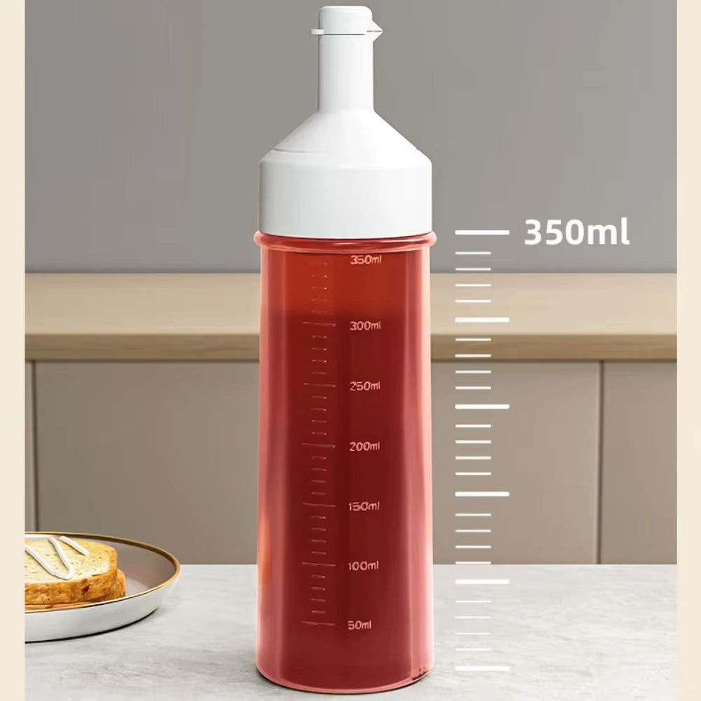 Bouteilles à presser pour condiments avec couvercles