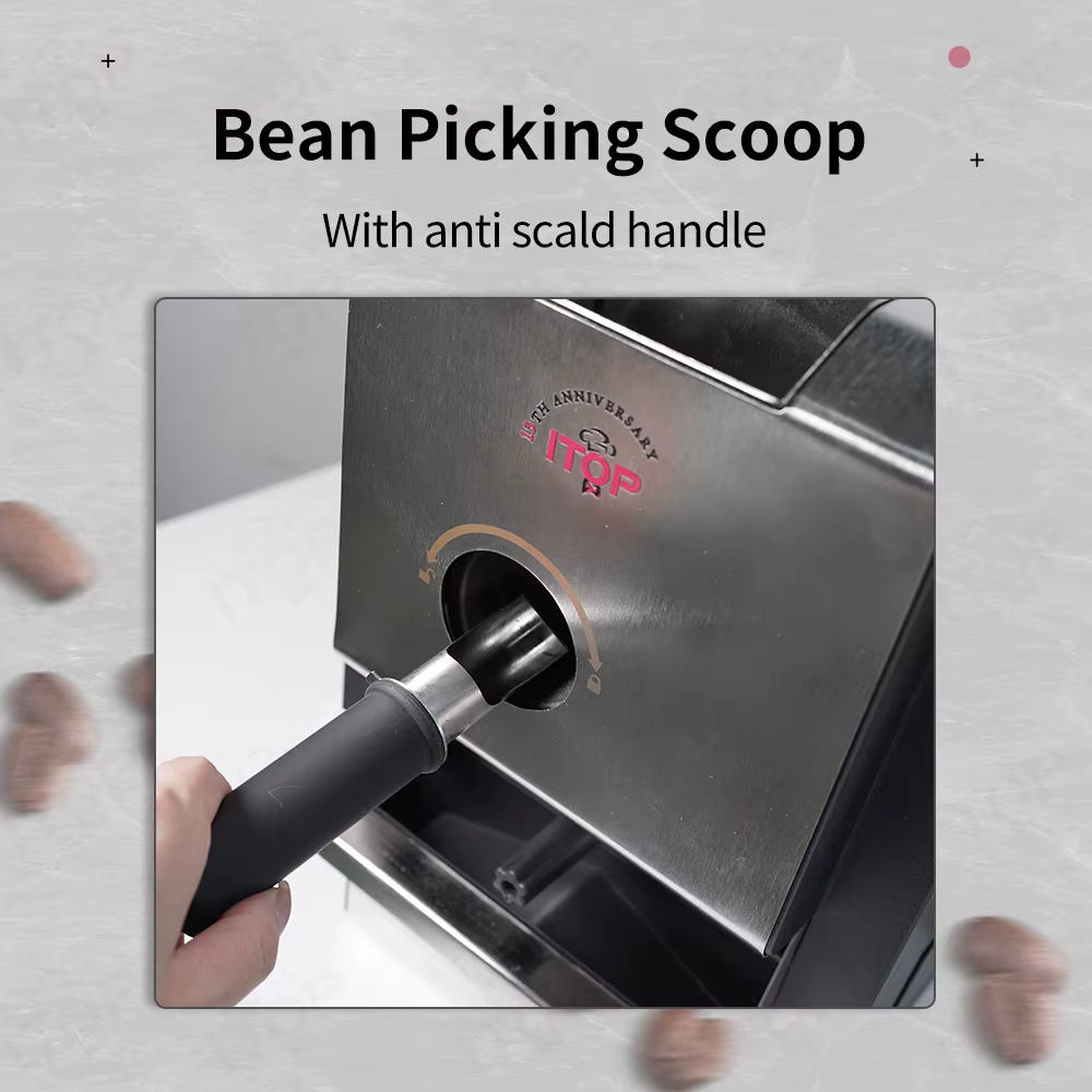 ITOP V2-Torréfacteur de grains de café CYBEROASTER avec connexion artistique