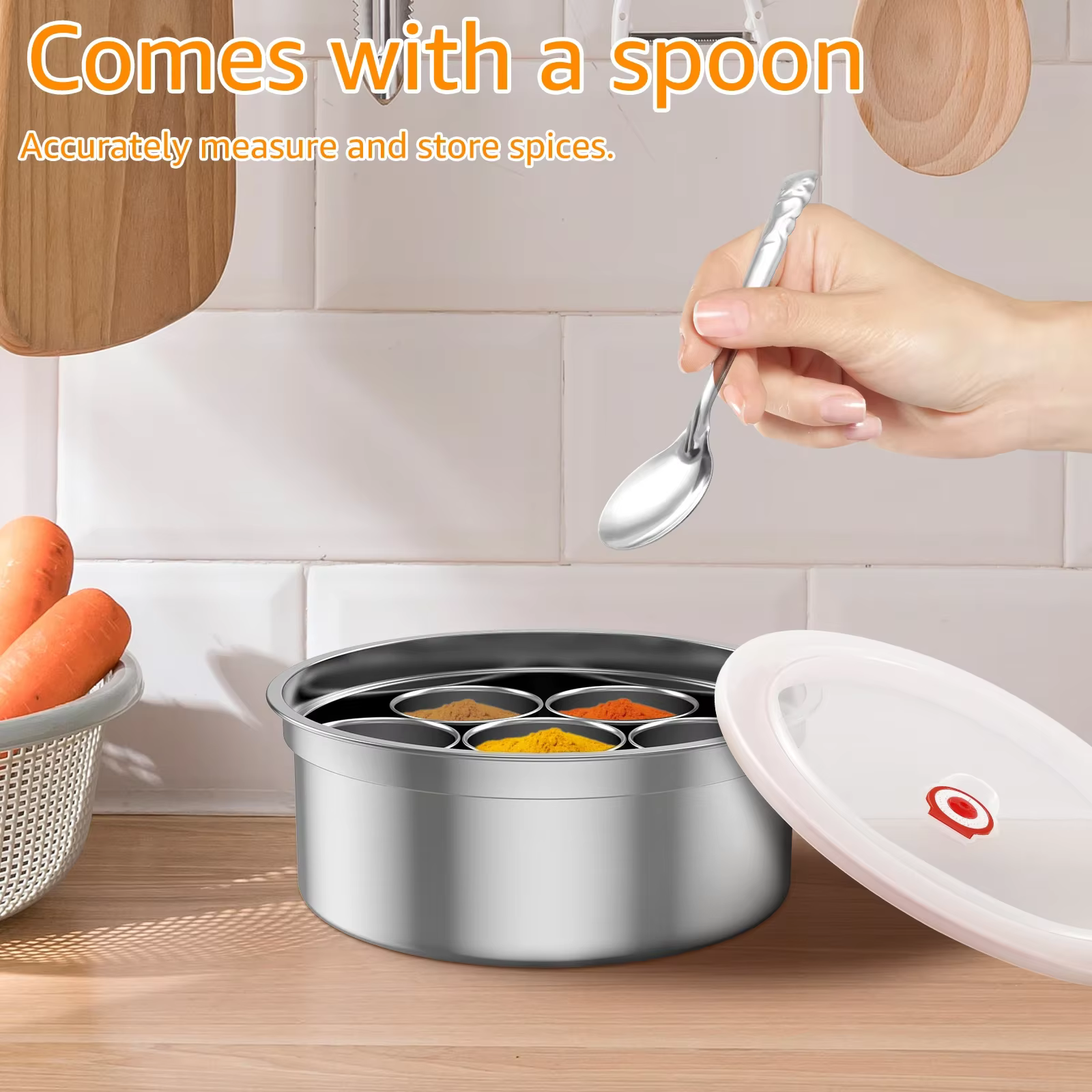 Masala Dabba Boîte à épices Conteneurs