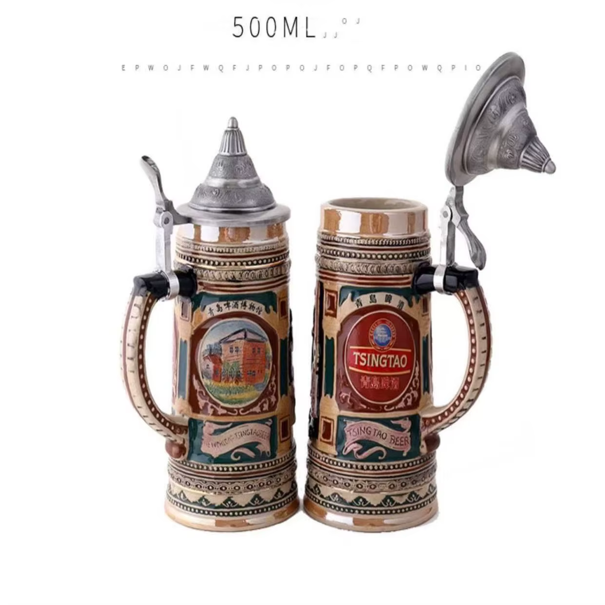 Tasse de bière allemande créative Stein 600ml grande capacité tasses