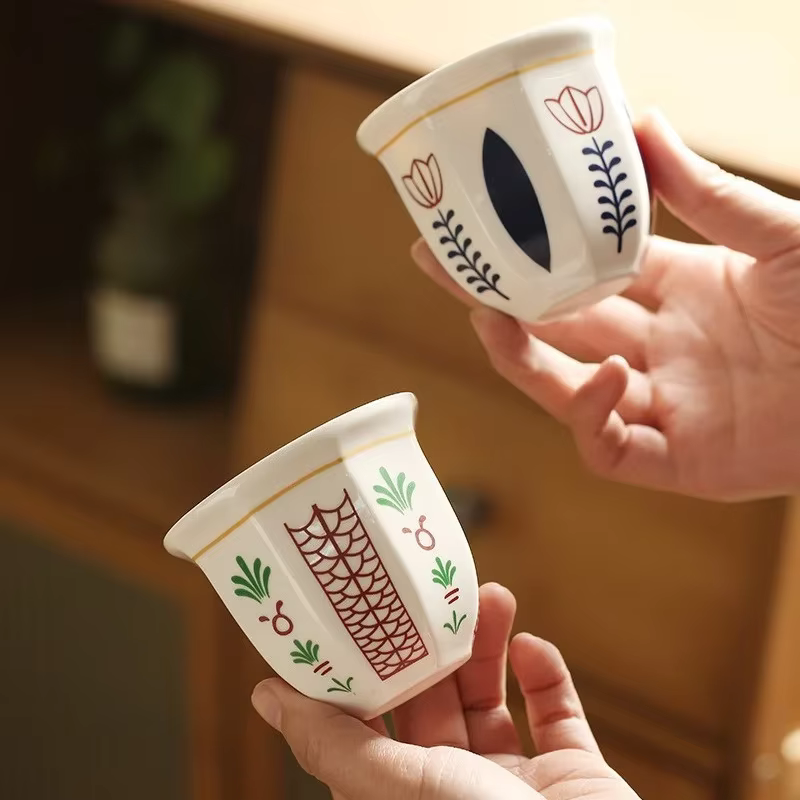 Tasse à café expresso arbustes aise anti-dérapante