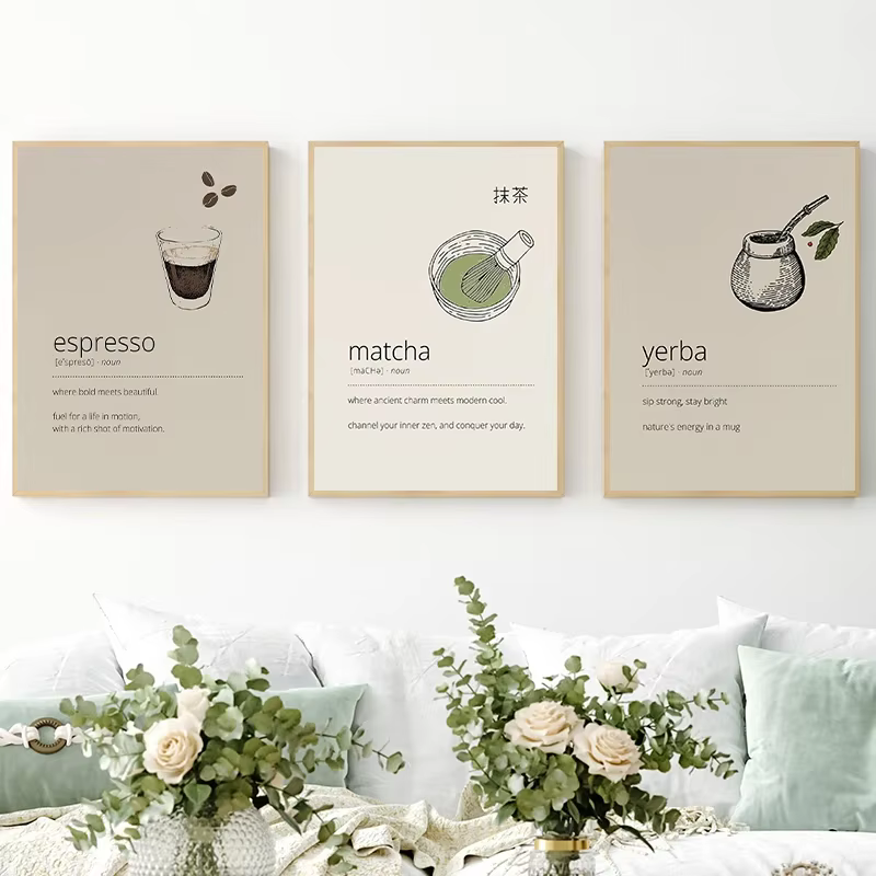 Affiches et impressions sur toile de boissons Espresso