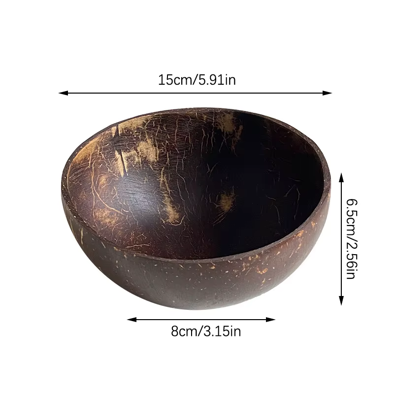 【Peace】Bol en noix de coco naturel