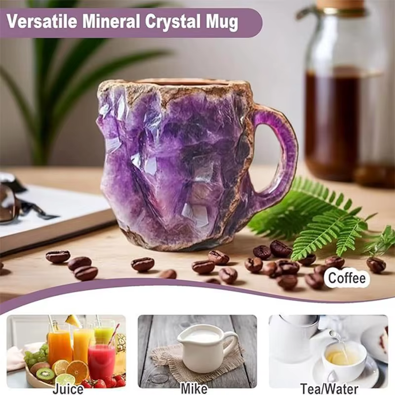Tasse à café en cristal minéral 2025