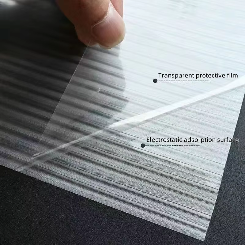 Autocollants en verre Changhong, film givré translucide opaque pour fenêtre, salle de bain, cuisine, porte, film anti-regard indiscret, film ondulé pour verre