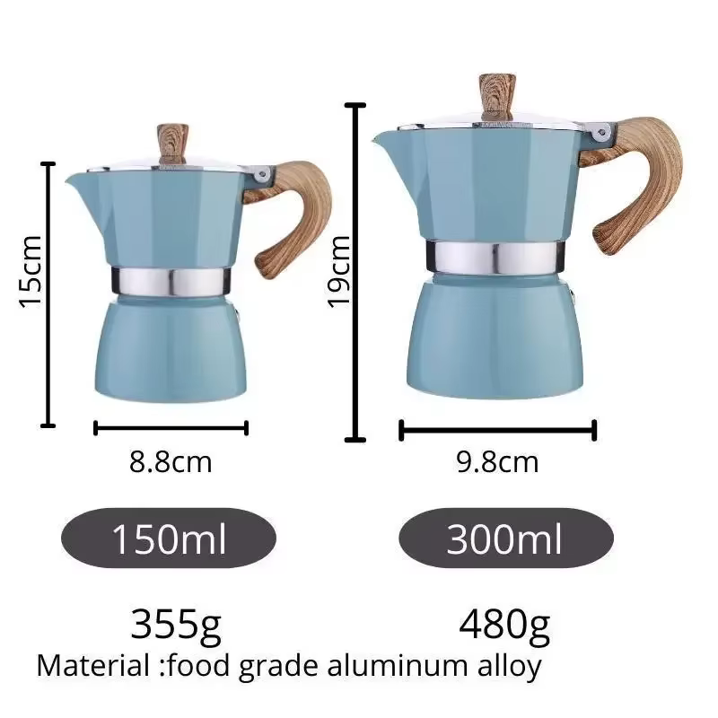 Cafetière Moka en aluminium de qualité supérieure