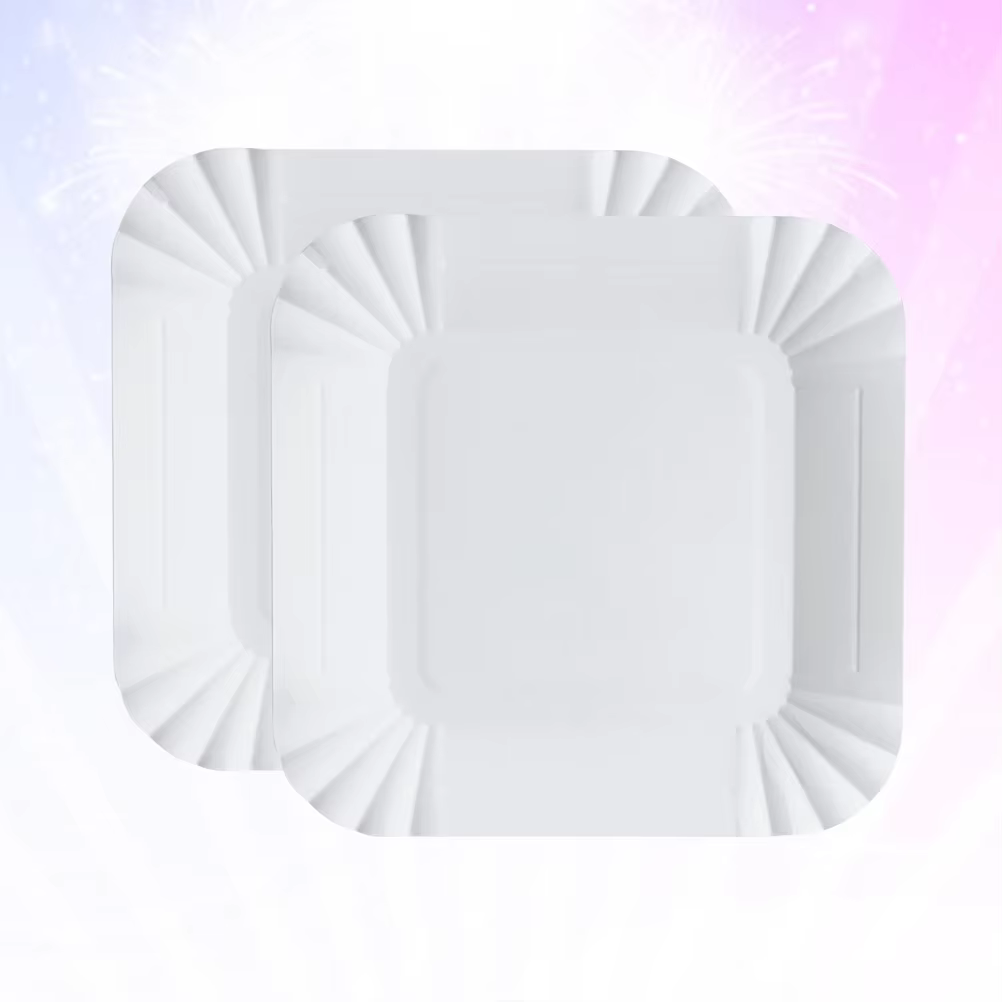 Assiettes en papier jetables
