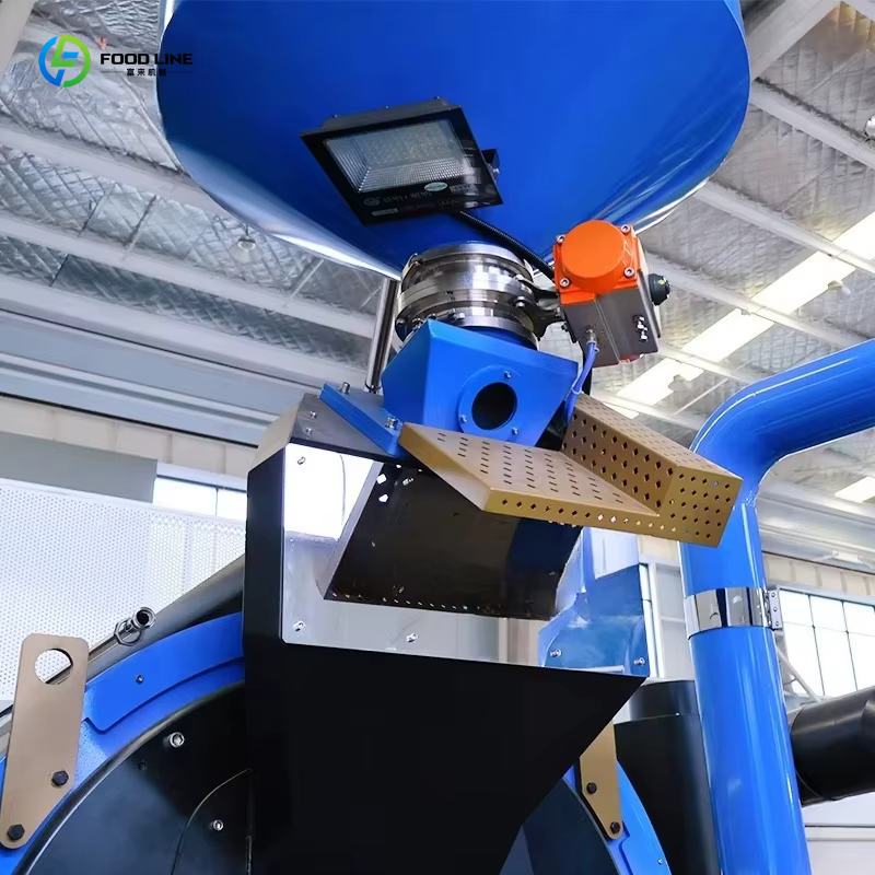 Ligne de production de café industrielle personnalisée, gamme complète de machines à torréfier le café de 60 kg à 360 kg