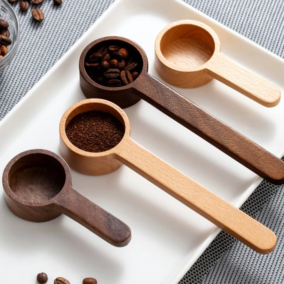 1 cuillère à café en noyer
