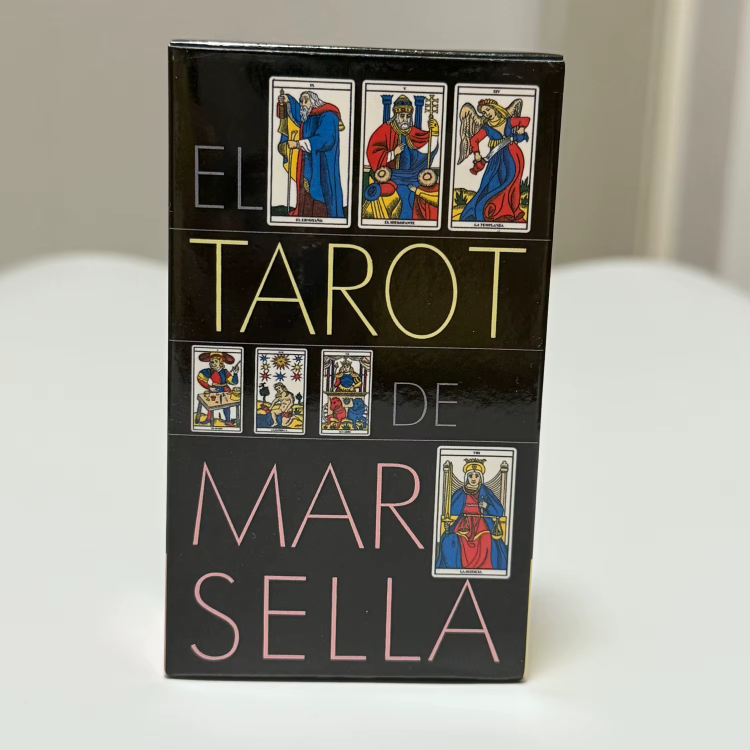 Le Tarot de Marseille, édition espagnole, jeu de cartes de tarot, 78 cartes, basé sur le système de Marseille