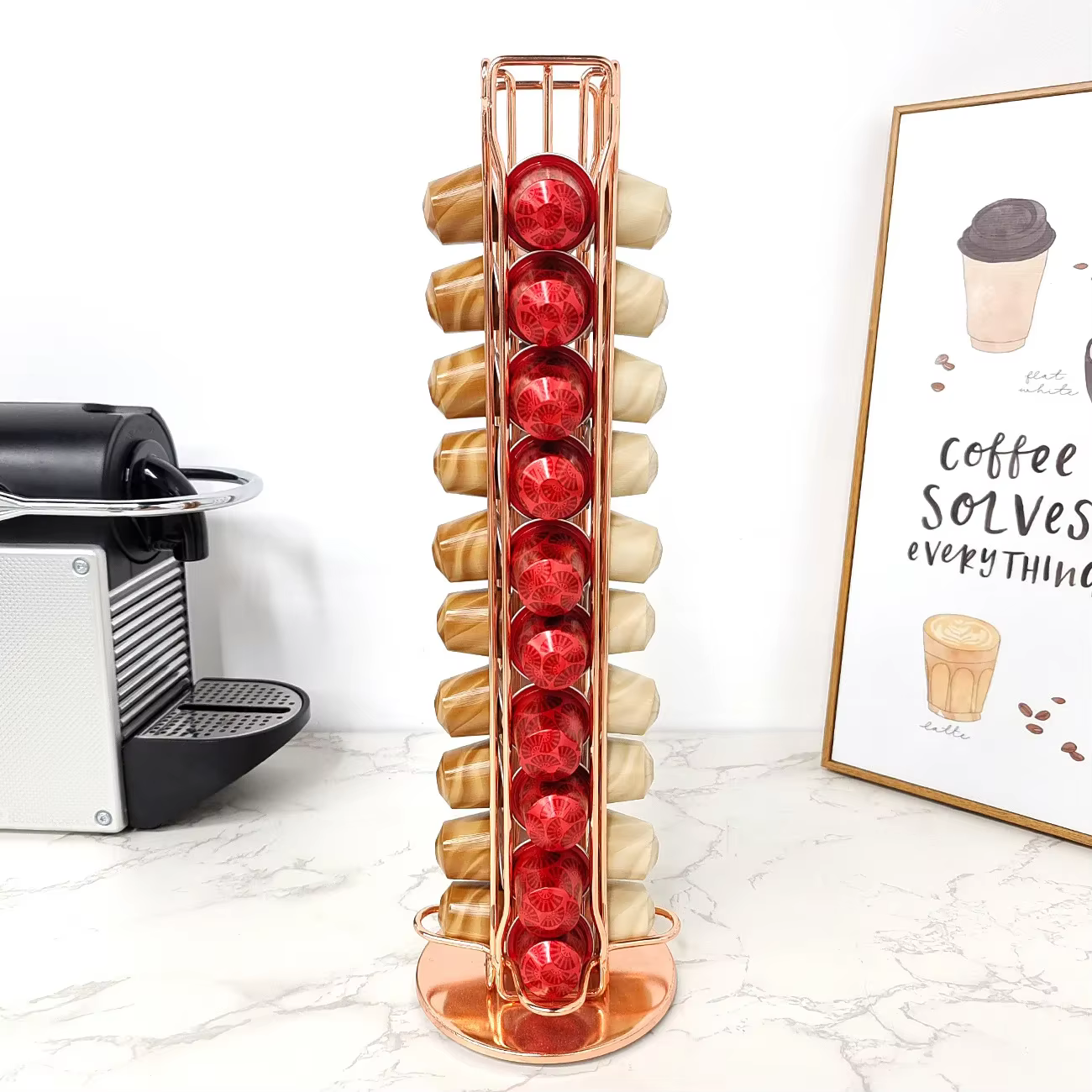 Support Rotatif T1 pour Capsules de Café