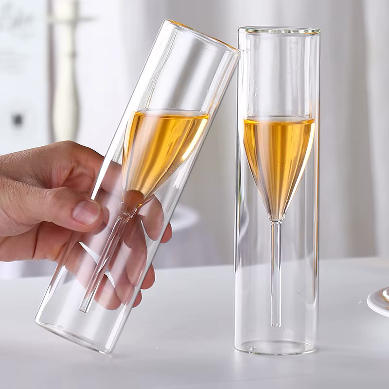 Verre à Double paroi, flûtes à Champagne