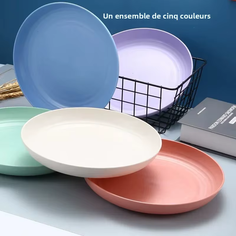 Assiette nordique en paille de blé