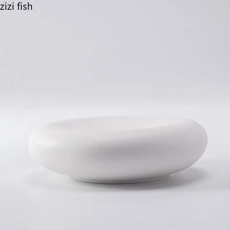 QuePlate-Assiette de cuisson circulaire créative en céramique