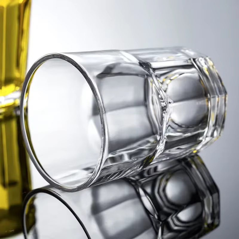 Verres en verre transparent