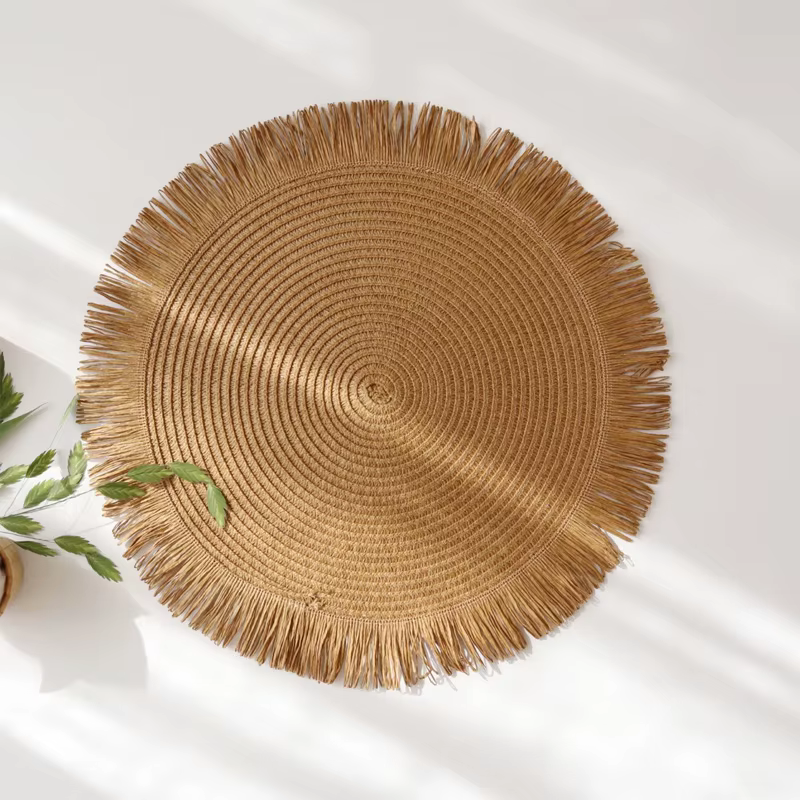 Napperon Vintage en Jute et lin