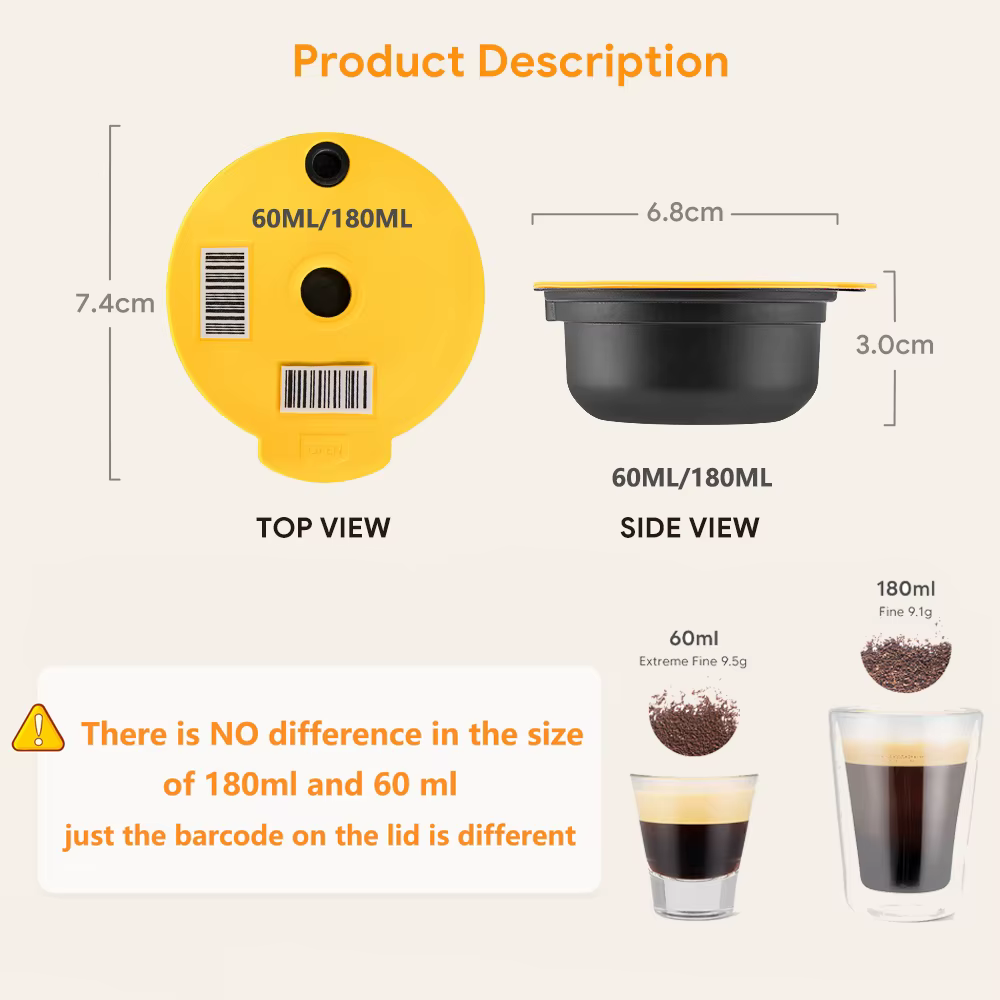 Dosettes de café réutilisables