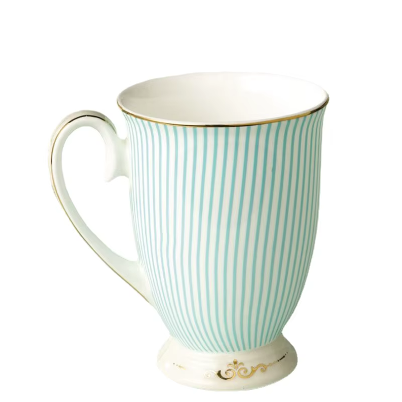 Tasses à thé élégantes en céramique purifiée britannique