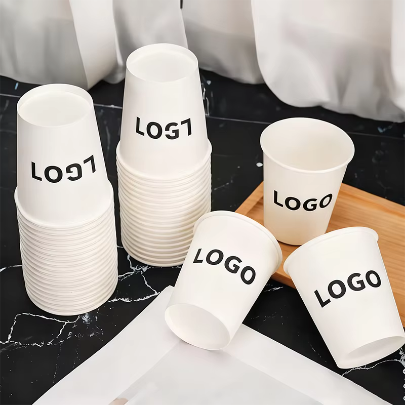 100 pièces 180ml gobelets en papier personnalisés
