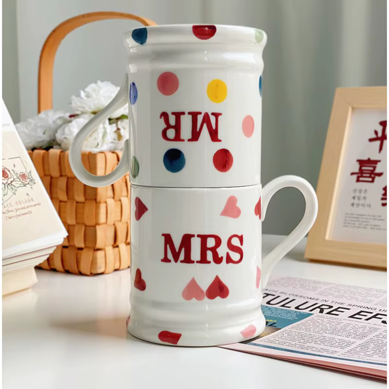 Tasse à café créative Mr Mrs