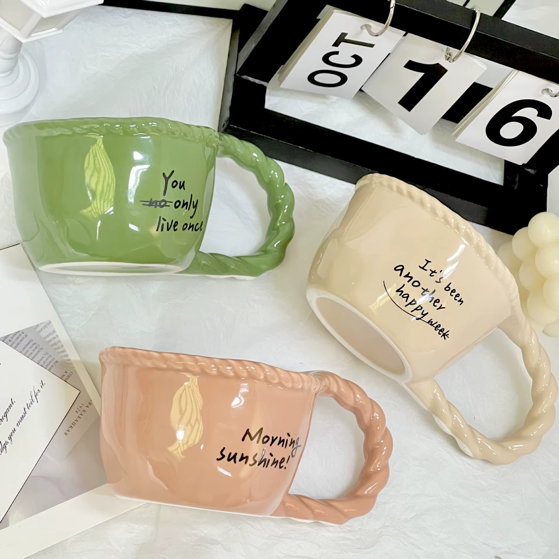 Tasse en céramique design créatif