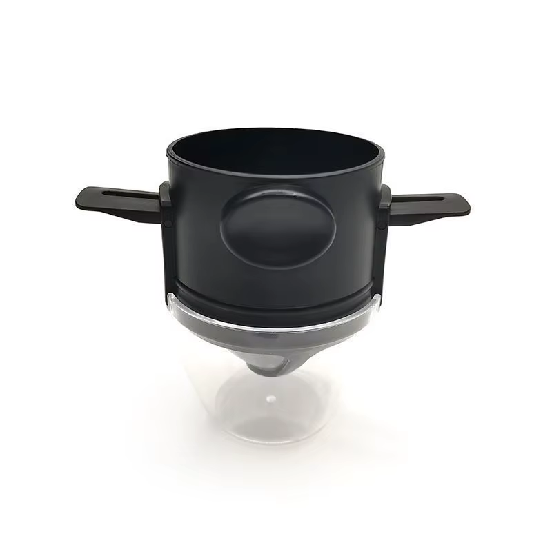 Filtre à café portable pliable réutilisable avec maille double couche pour infusion par dégoulinement sans papier
