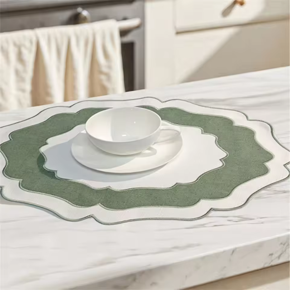 Napperon Moderne Simple Bicolore
