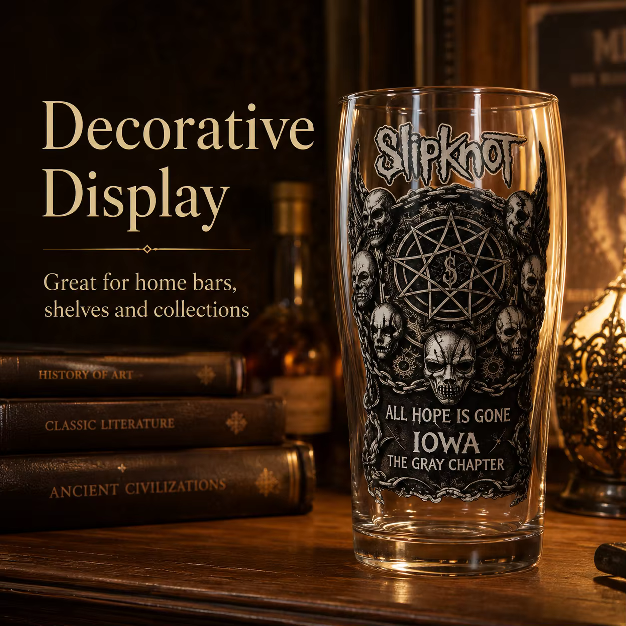 Verre à bière à thème Slipknot