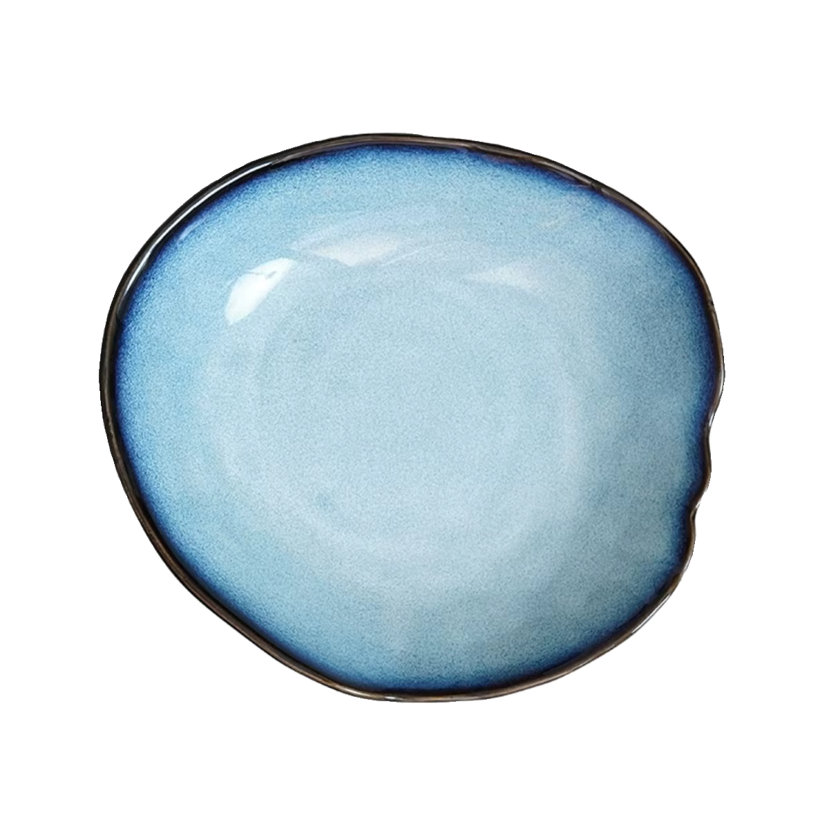 Assiette dégradée en céramique créative de style européen