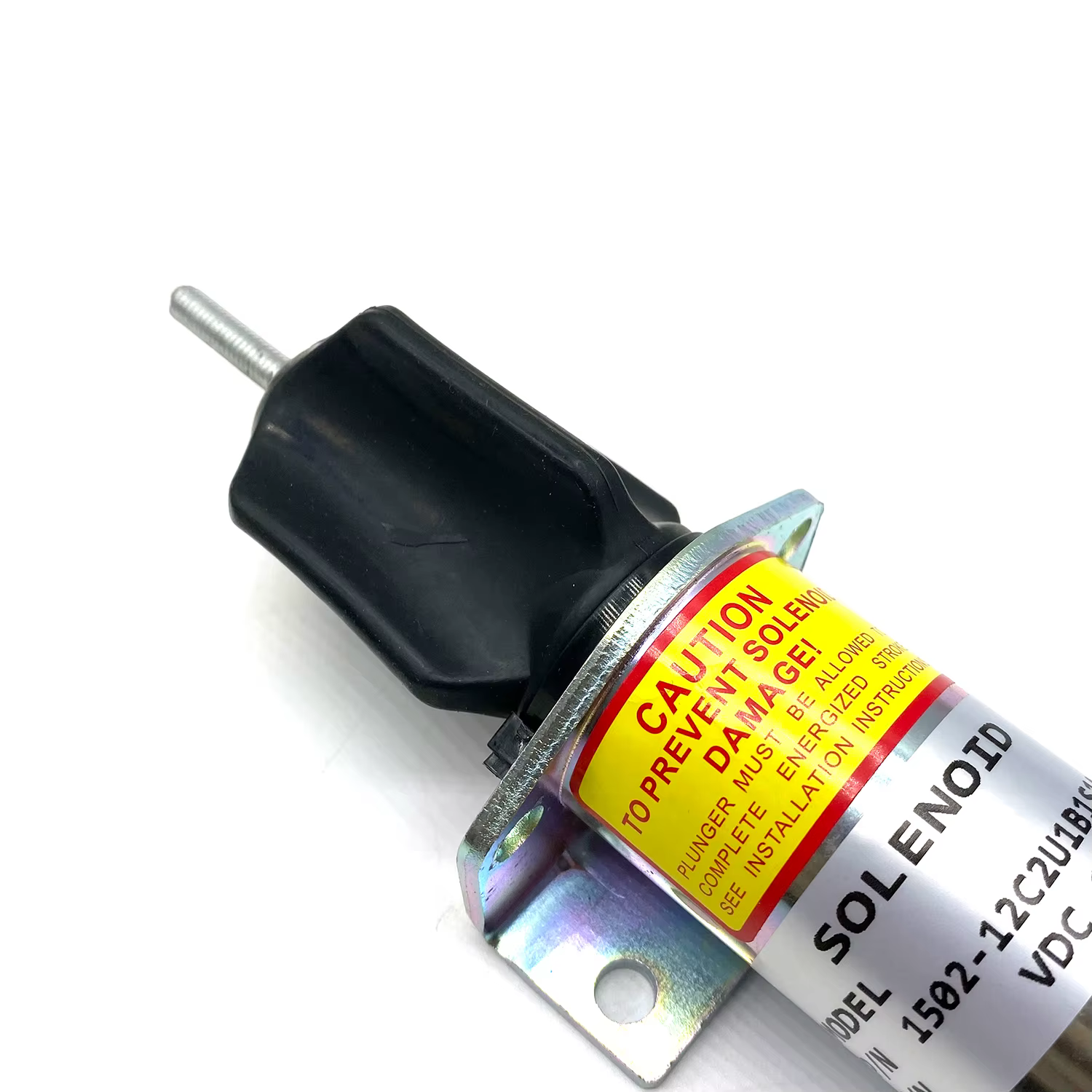 Solénoïde d'arrêt de carburant 12V 1502-12C2U1B1S1A 1500-2005 pour Woodward 1502 1504 3 bornes