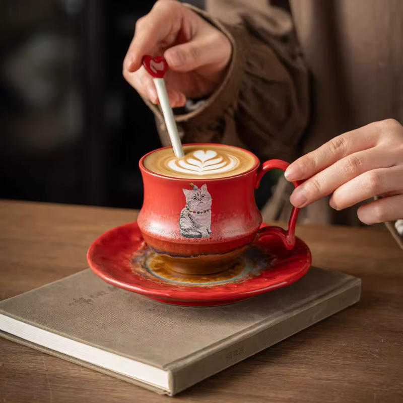 Tasse à café et à latte personnalisée en céramique