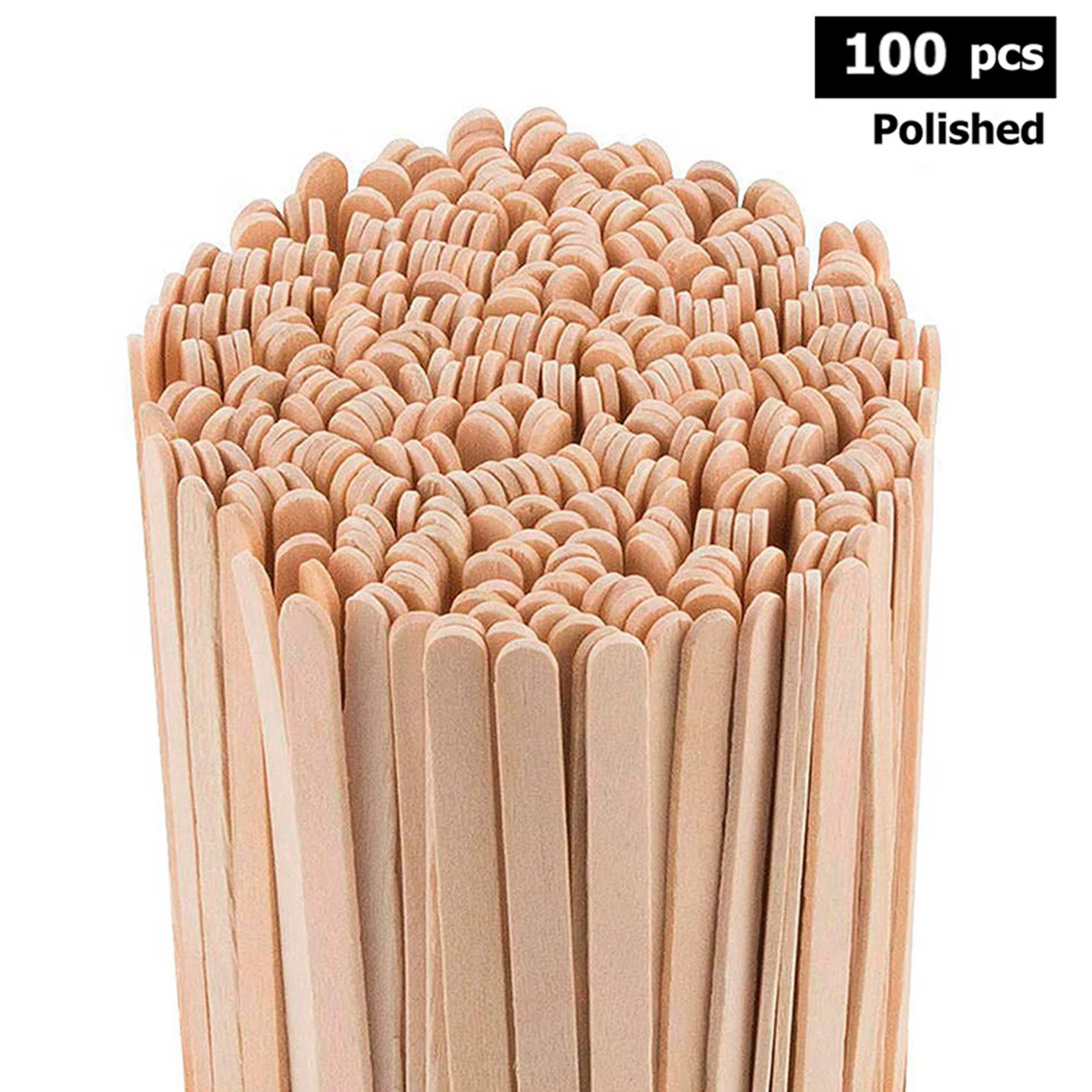 200Pcs 5.5 pouces agitateurs à café bâtons-bois naturel écologique
