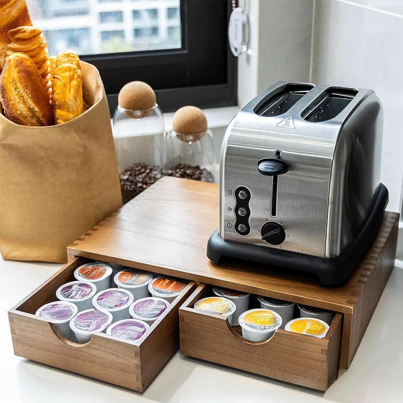 Tiroir à dosettes de café