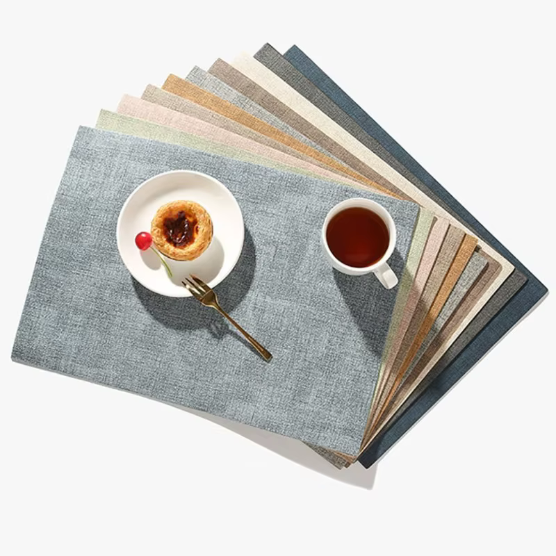 Napperon, napperons Double face en simili cuir – Tapis de table de style nordique pour la maison et le restaurant