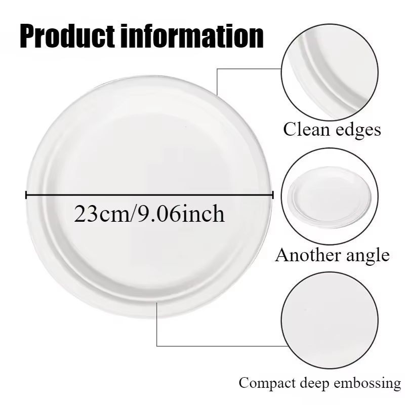 Assiettes circulaires en papier