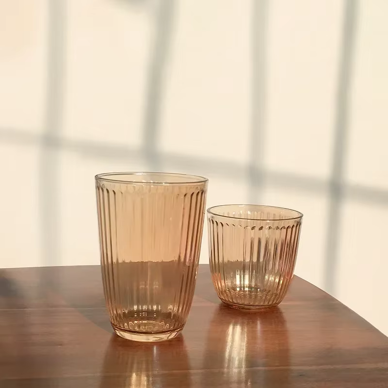 Tasse à Café Glacé au Latte en Verre Transparent