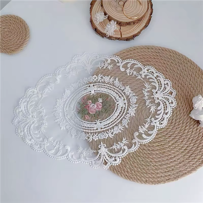 Nappe de Table Vintage en dentelle