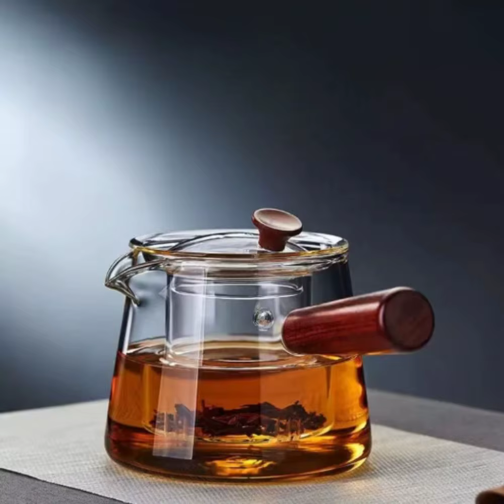 Théière en verre résistant à la chaleur