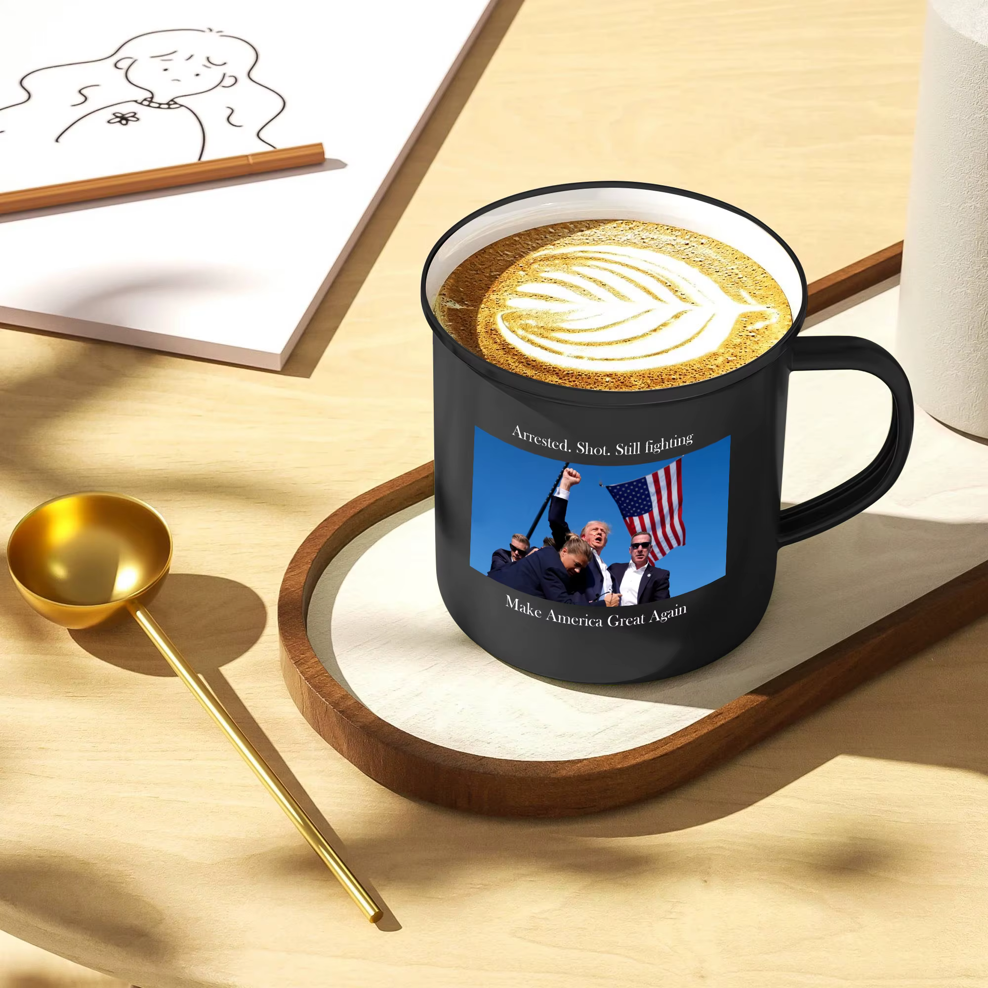 Tasse à Café et Lait Personnalisée avec Photo Imprimée