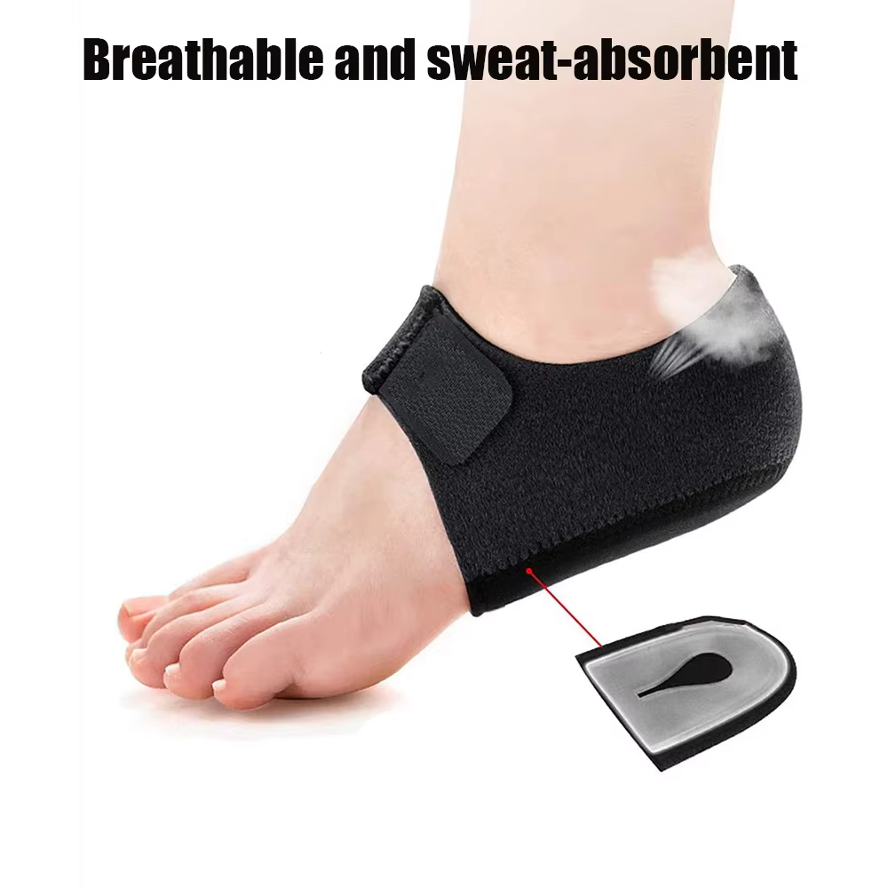 Support de pied pour fasciite plantaire, avec gobelets en Gel de Silicone en forme de U, pour soulager la douleur au talon, semelles intérieures pour hommes et femmes, marche