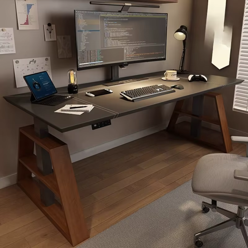 Ensemble d'étagères de bureau esthétiques, ergonomique, classique, moderne, Design d'angle Simple, meubles d'étude Mesa Escritorio