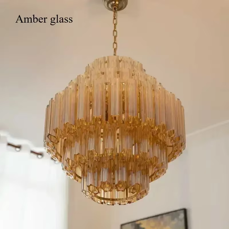 Nordique moderne luxe verre pendentif lumières salon Table à manger salle cuisine île mariage suspendu lustre lampes décor à la maison